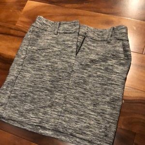Super cute, never worn, heather gray mini skirt